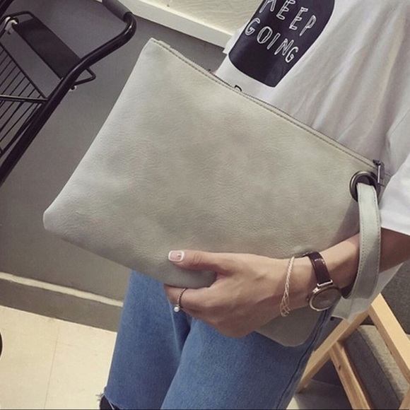 ✨Gray Boutique Clutch✨ - Picture 2 of 4